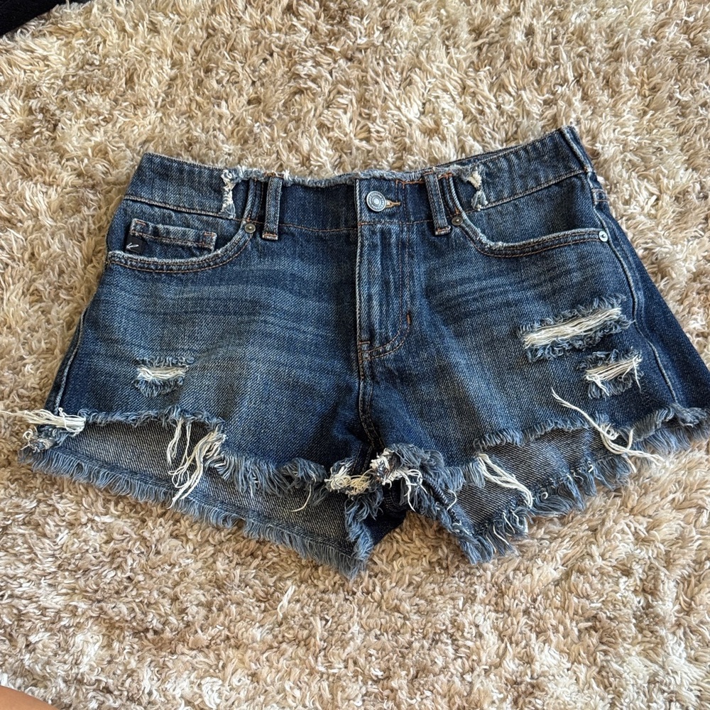Kancan Women’s Distressed‎ Jean Shorts